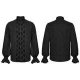 Goth 3D pleated shirt