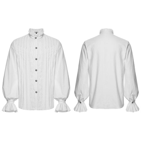 Goth 3D pleated shirt