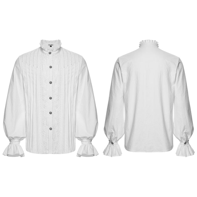 Goth 3D pleated shirt