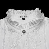 Goth 3D pleated shirt