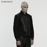 Punk military style coffin jacket