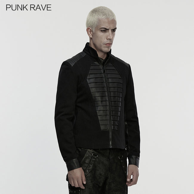 Punk military style coffin jacket