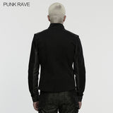 Punk military style coffin jacket