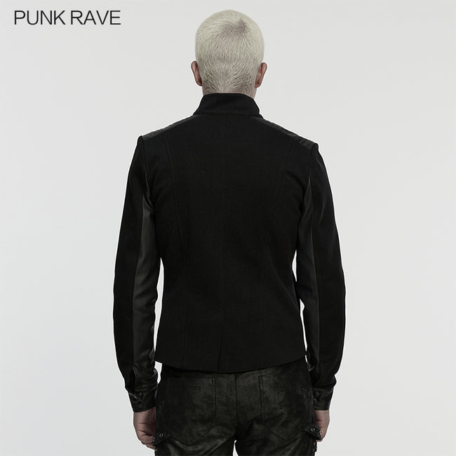 Punk military style coffin jacket