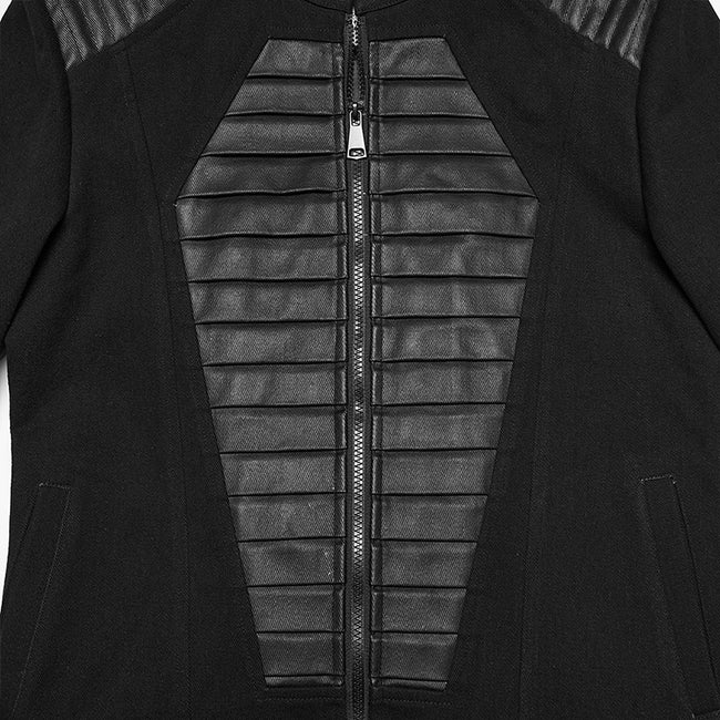 Punk military style coffin jacket
