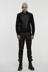 Punk military style coffin jacket