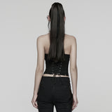 Punk Pleated Tube Top