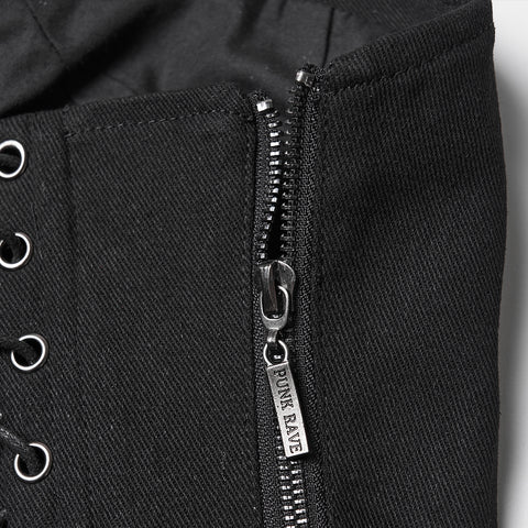 Punk Pleated Tube Top