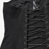 Punk Pleated Tube Top