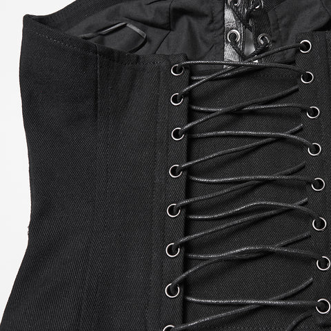 Punk Pleated Tube Top