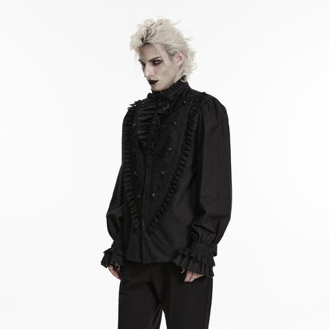 Goth Palace Men's Lace Shirt