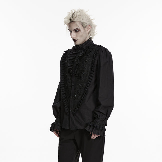 Goth Palace Men's Lace Shirt