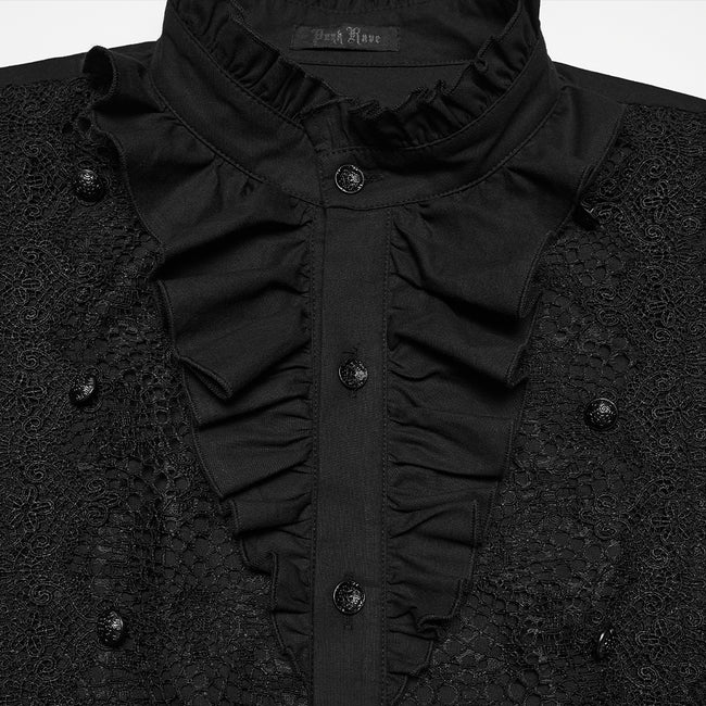 Goth Palace Men's Lace Shirt