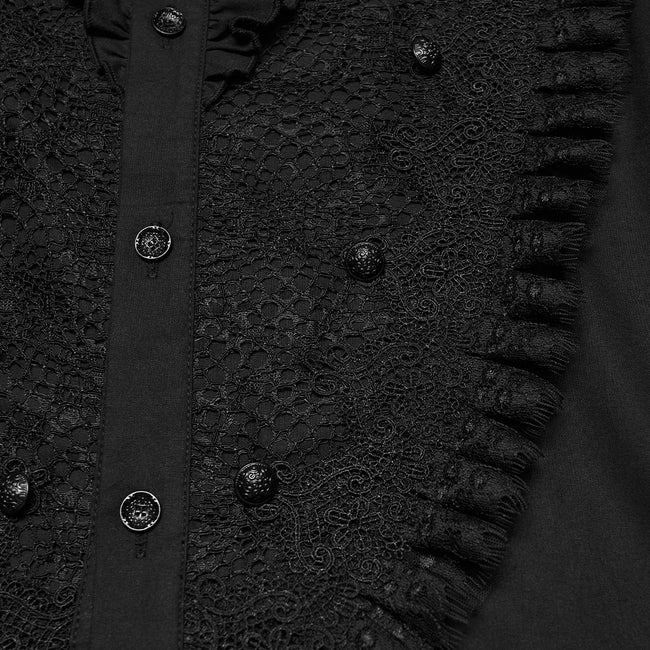 Goth Palace Men's Lace Shirt
