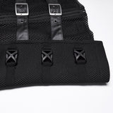 Punk asymmetrical fake two-piece vest