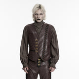 Steampunk asymmetric vest
