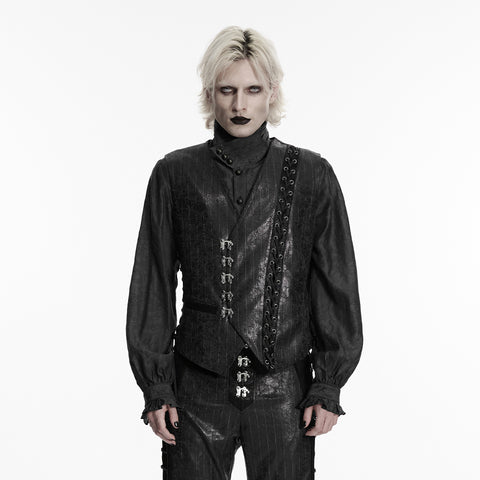 Steampunk asymmetric vest