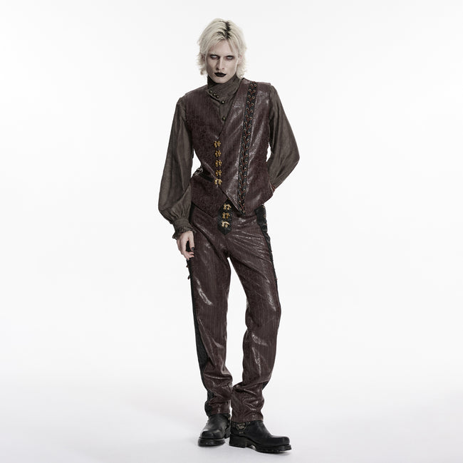 Steampunk asymmetric vest
