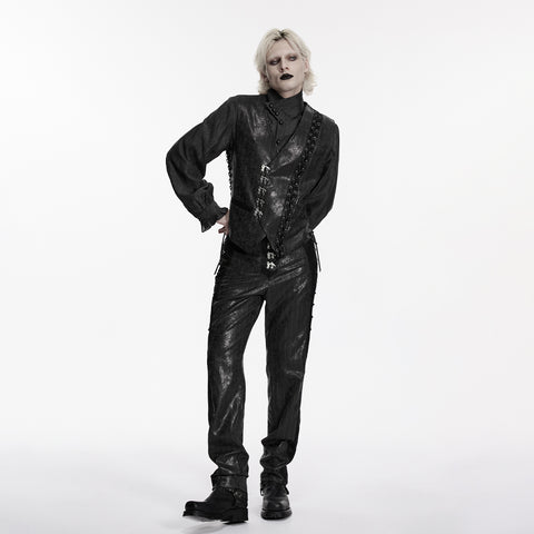 Steampunk asymmetric vest