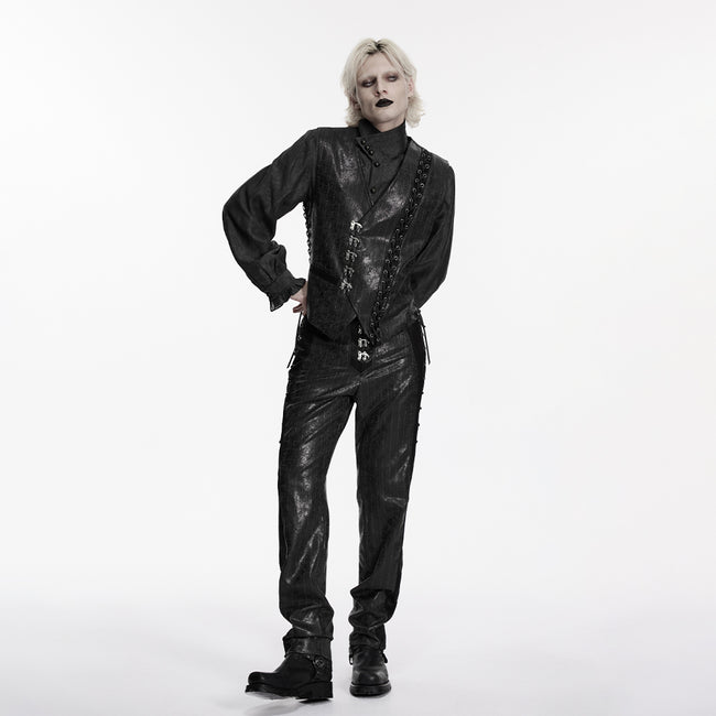 Steampunk asymmetric vest