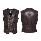 Steampunk asymmetric vest