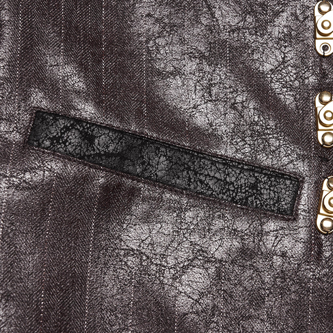 Steampunk asymmetric vest