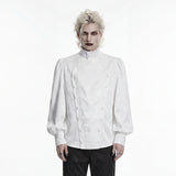 Gorgeous Gothic Embroidered Shirt For Men