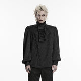 Gorgeous Gothic Embroidered Shirt For Men