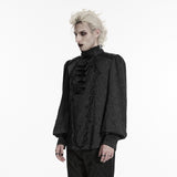 Gorgeous Gothic Embroidered Shirt For Men
