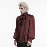 Gorgeous Gothic Embroidered Shirt For Men