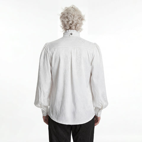Gorgeous Gothic Embroidered Shirt For Men