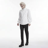 Gorgeous Gothic Embroidered Shirt For Men