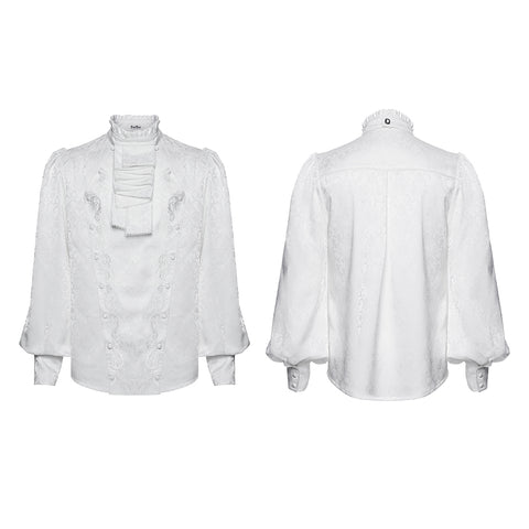 Gorgeous Gothic Embroidered Shirt For Men