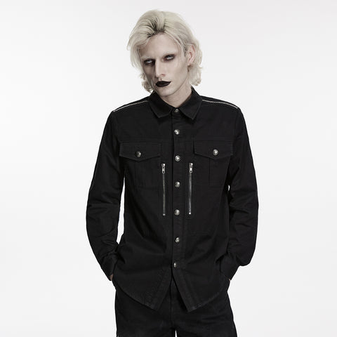 Handsome punk shirt