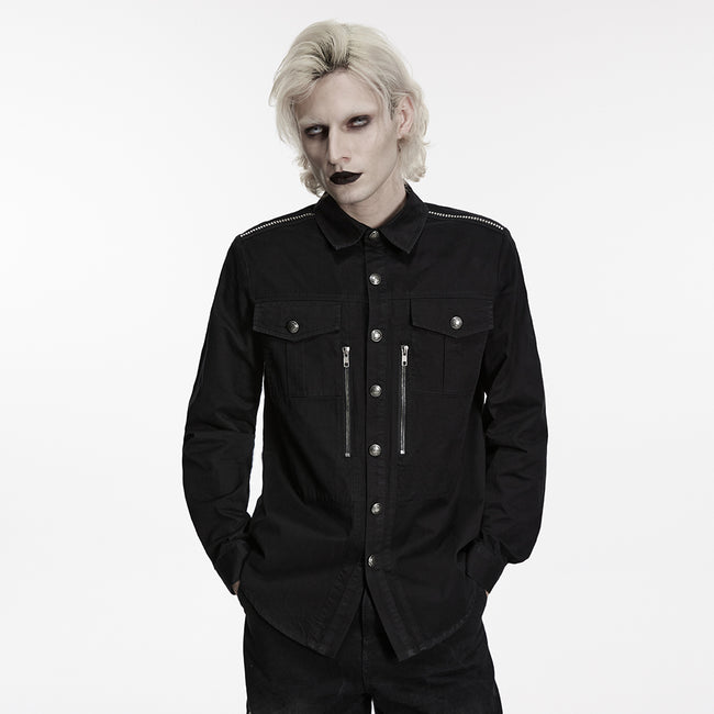 Handsome punk shirt