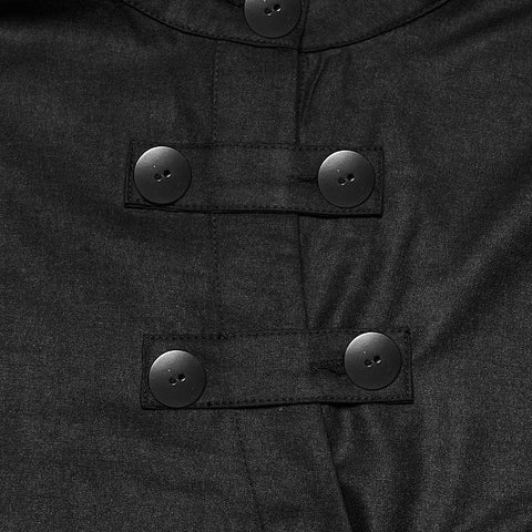 Dark Asymmetric Rebellious Punk Shirt