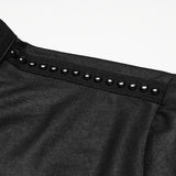 Dark Asymmetric Rebellious Punk Shirt