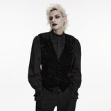 Goth Retro Velvet Waistcoat