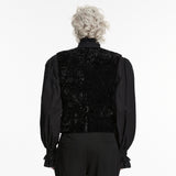 Goth Retro Velvet Waistcoat