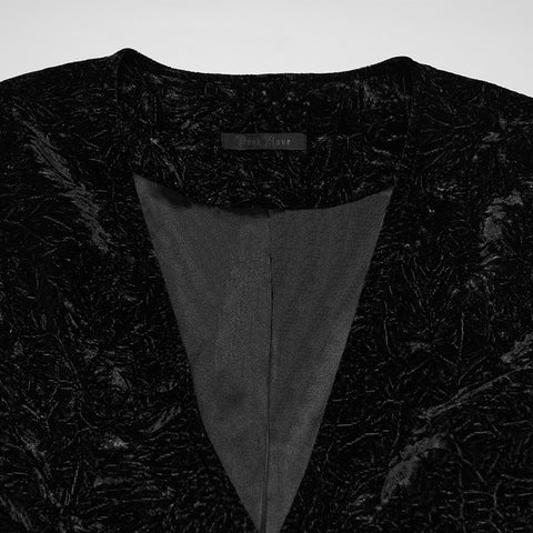 Goth Retro Velvet Waistcoat