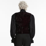 Goth Retro Velvet Waistcoat