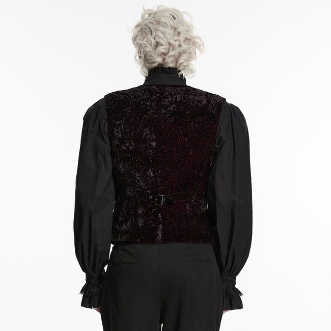 Goth Retro Velvet Waistcoat