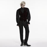 Goth Retro Velvet Waistcoat