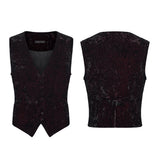 Goth Retro Velvet Waistcoat