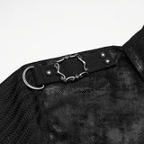 Punk visual mesh shirt