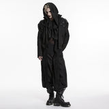 Wasteland hooded vest one-piece sleeveless cape