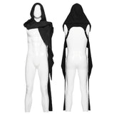 Wasteland hooded vest one-piece sleeveless cape