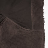 Wasteland hooded vest one-piece sleeveless cape