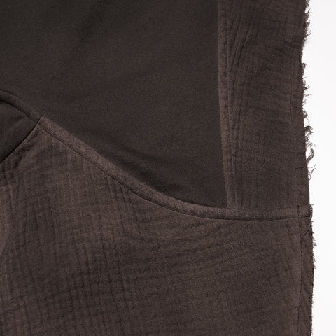Wasteland hooded vest one-piece sleeveless cape