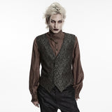 Goth Retro Jacquard Waistcoat